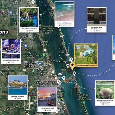 Fort Pierce - 2Bd,2Ba Tropical Surfside Retreat المظهر الخارجي الصورة