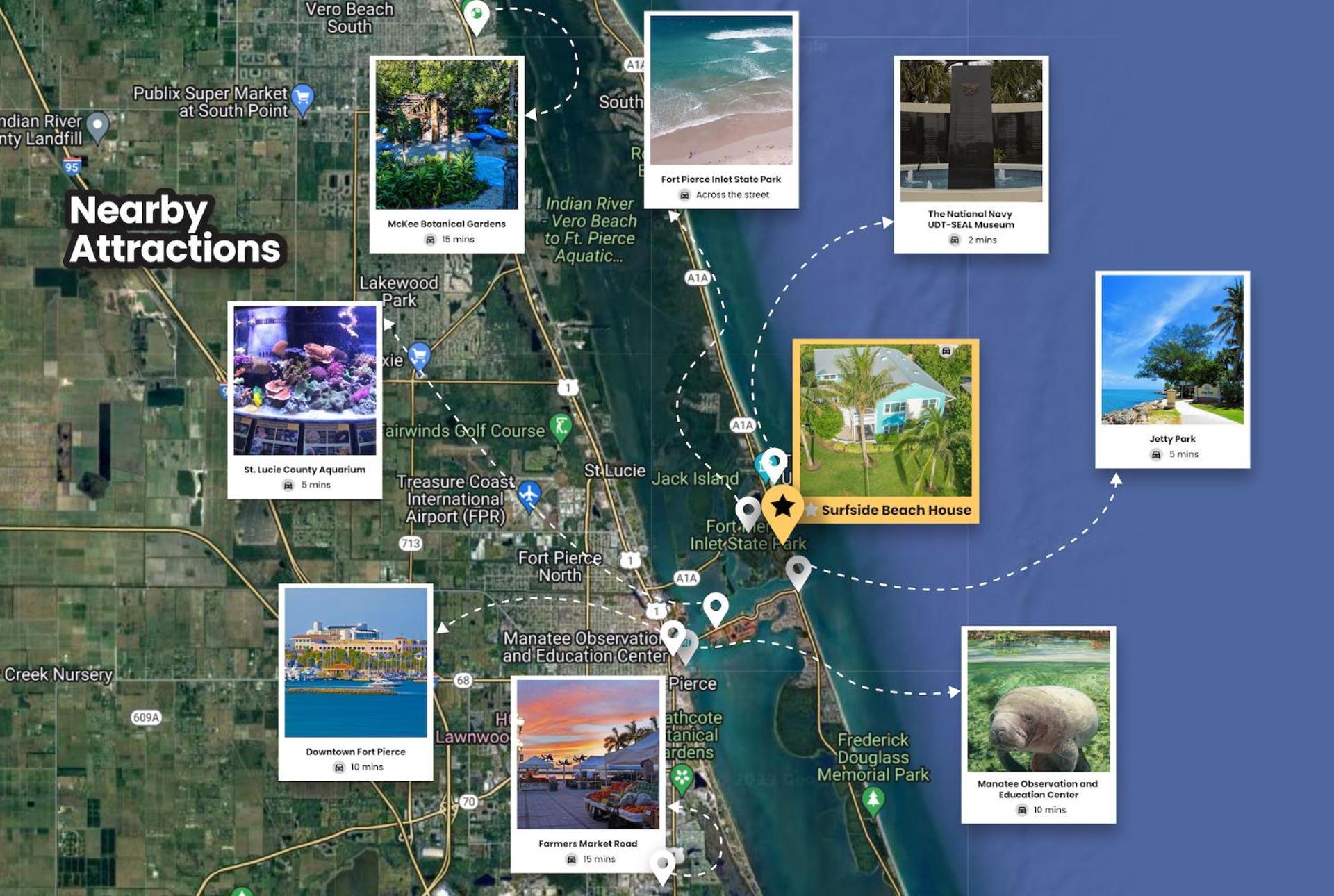 Fort Pierce - 2Bd,2Ba Tropical Surfside Retreat المظهر الخارجي الصورة
